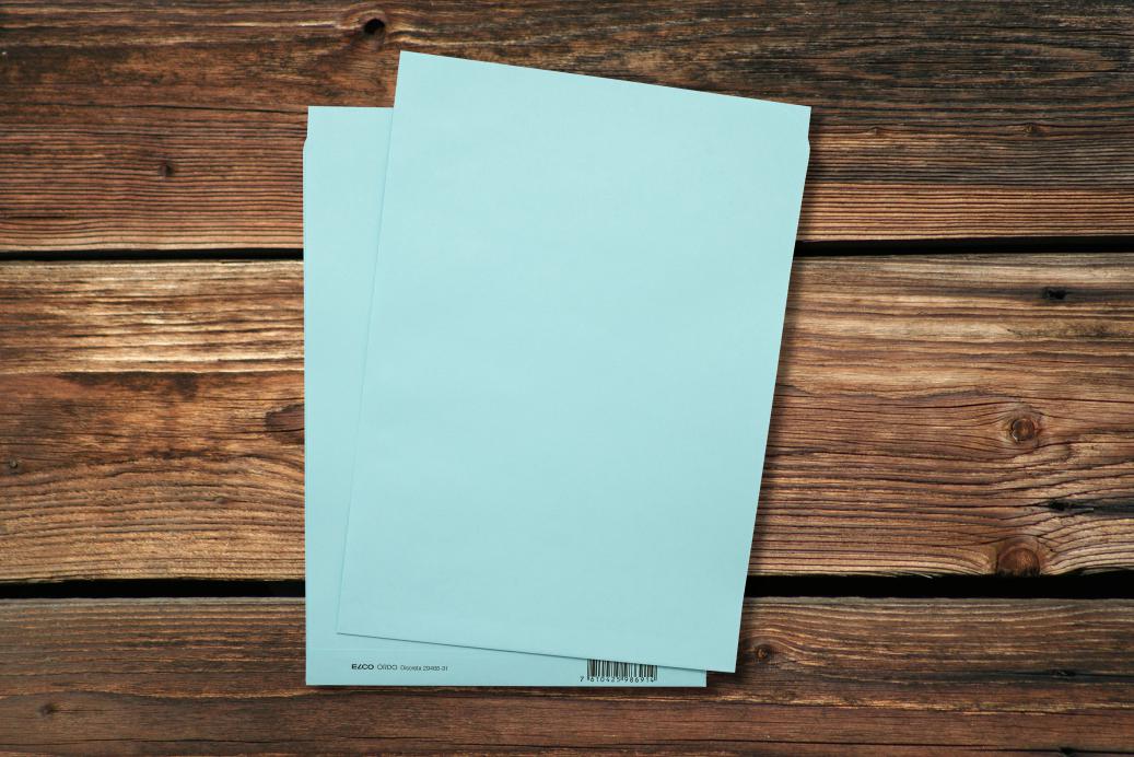 Ordnungsmappen 220x310 mm Hellblau 120 g/qm